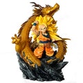 Q Version Dragon Ball Z Figure Goku Action Figures Dragon Fist Explosion 14CM PVC GK Statue Collectible Model Toys