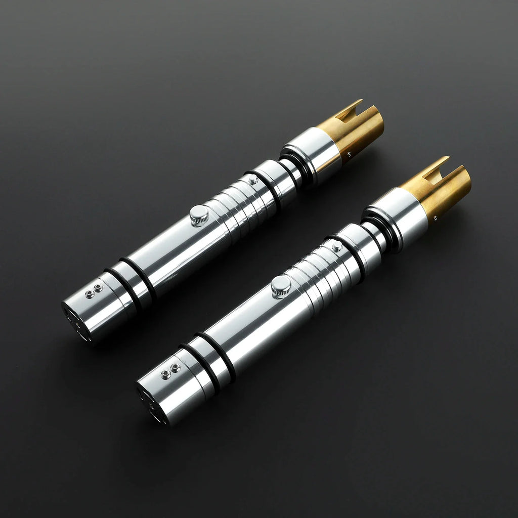 DamienSaber Bastila Shan Lightsaber Heavy Dueling Bluetooth Light Saber Sensitive Smooth Swing Metal Hilt with SD Card 34 Fonts