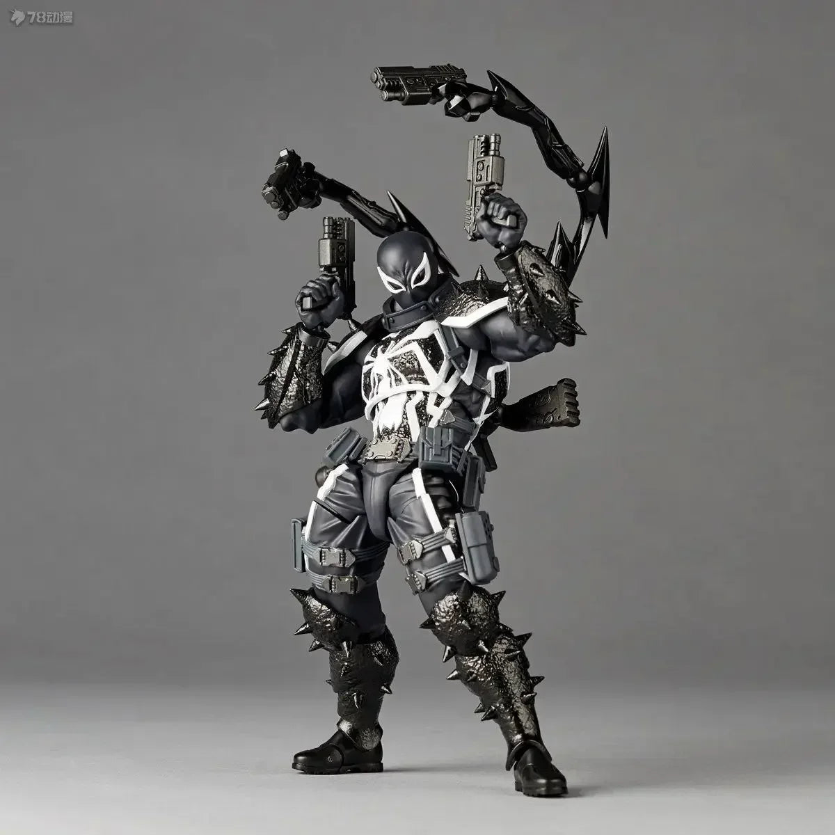 NEW Agent Venom Action Figure CT Version Kaiyodo Anime Figurine Marvel PVC Movable Collection Eugene Thompson Ko Model Toy Gfit