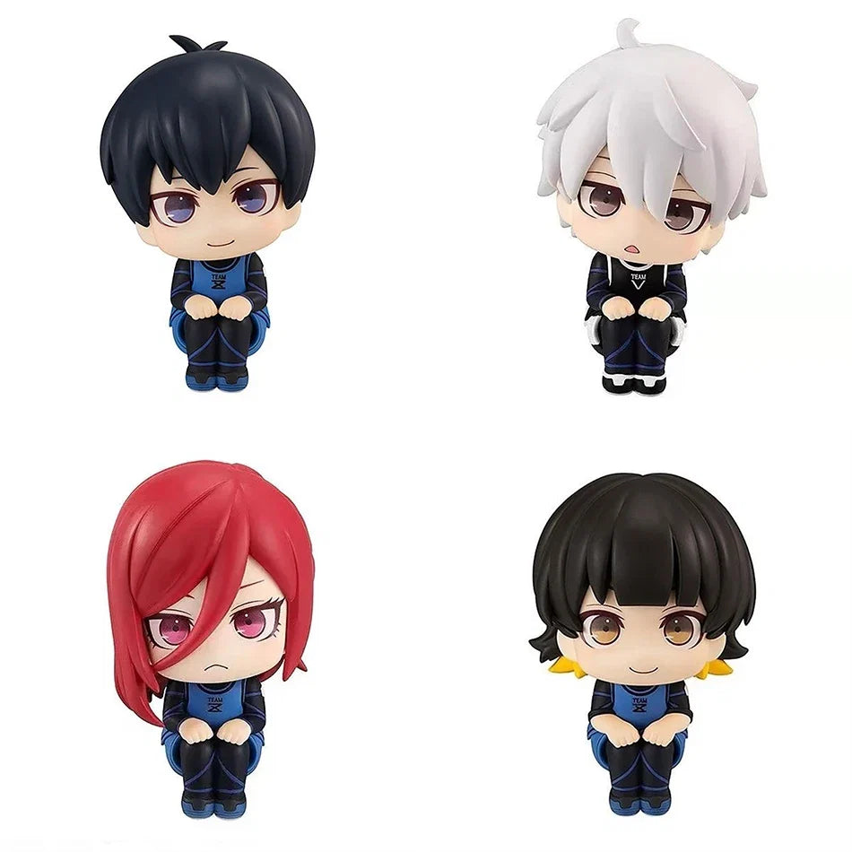 10CM Q Version Blue Lock Anime Figure sagi Yoichi Chigiri Hyoma Nagi Seishiro Figures Collection Model Decoration Figurine Toys