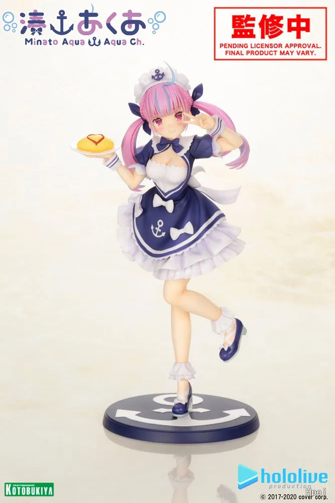 Original in Stock KOTOBUKIYA Hololive Minato Aqua 1/7 Figures Model Toys Gifts Collection Ornaments