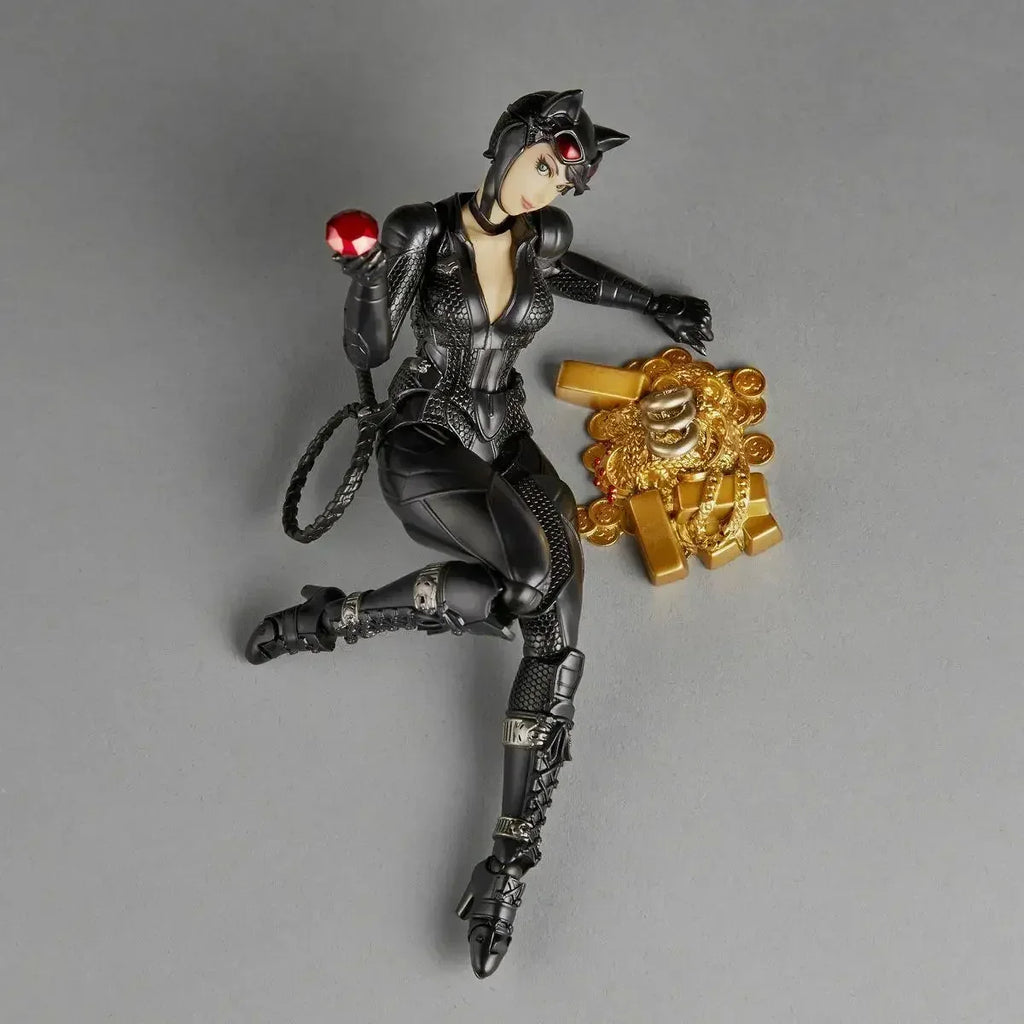 In Stock 100% Original Kaiyodo Revoltech Incrível Yamaguchi Catwoman Figuras De Ação Modelo Brinquedos Coleção Figura Em Estoque