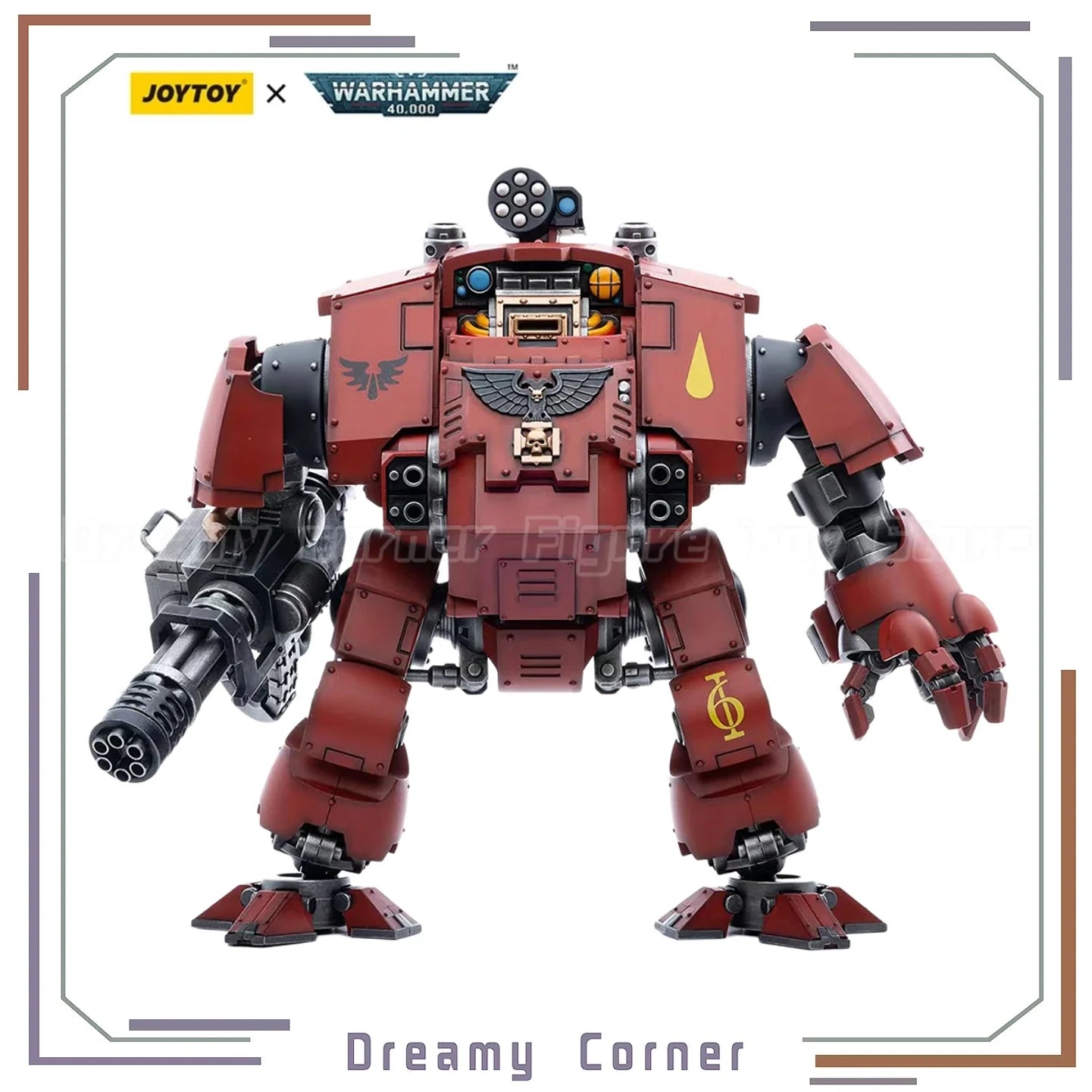 【In Stock】JOYTOY Warhammer 40K Blood Angels Redemptor Dreadnought 1/18 Action Figures Toys Model Ornaments Collection
