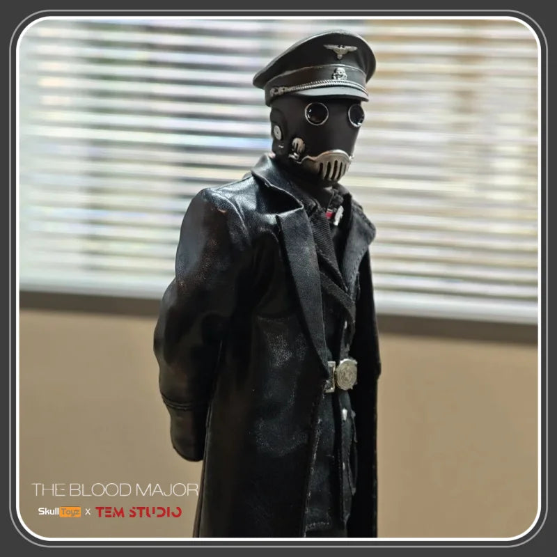 Tem Studio x Skull Toyz The Blood Major 1/12 Scale Collectible Action Figure 6-inch Poseable Model Cloth Outfit Desk Decor