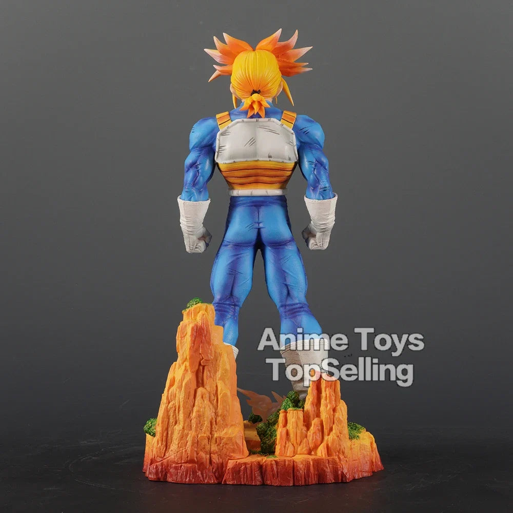 30cm/11.81in Anime Dragon Ball Z Trunks Figure Two heads Action Figures PVC Statue Collection Model Toys for Children Gifts