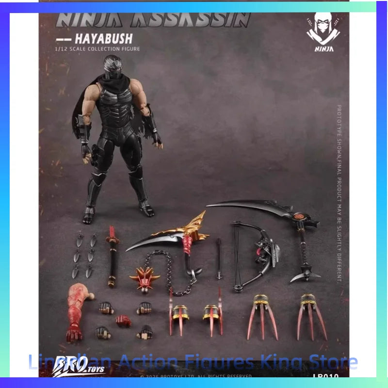 Auf Lager 1/12 BROTOYS LR010 Ninja Assassin Hayabusa Ninja Gaiden Actionfigur Modell Sammlerstück Ornament Spielzeug Geschenk