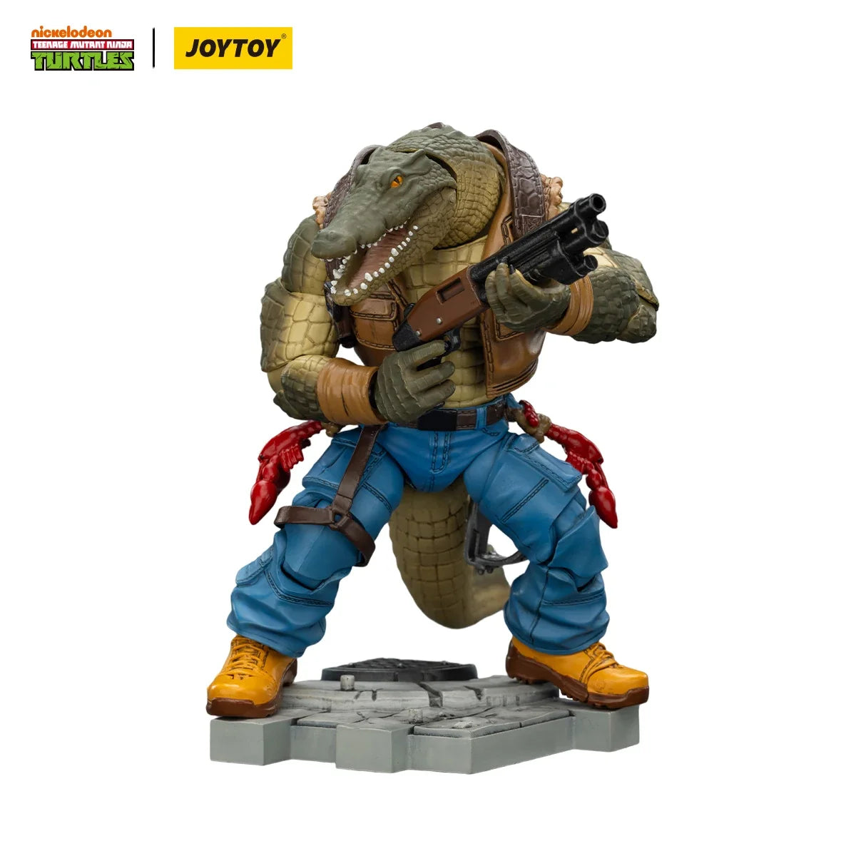 【MT】JOYTOY TMNT-Leatherhead 1/18 Action Figure Toy Collection
