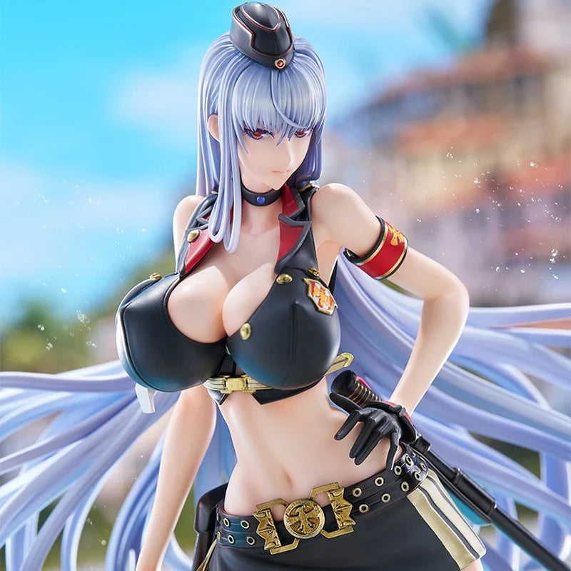 Original Genuine quesQ Valkyria Chronicles 4 Selvaria Ble Swimwear Anime Figure Collectible Boxed Statuette Model Doll Gifts