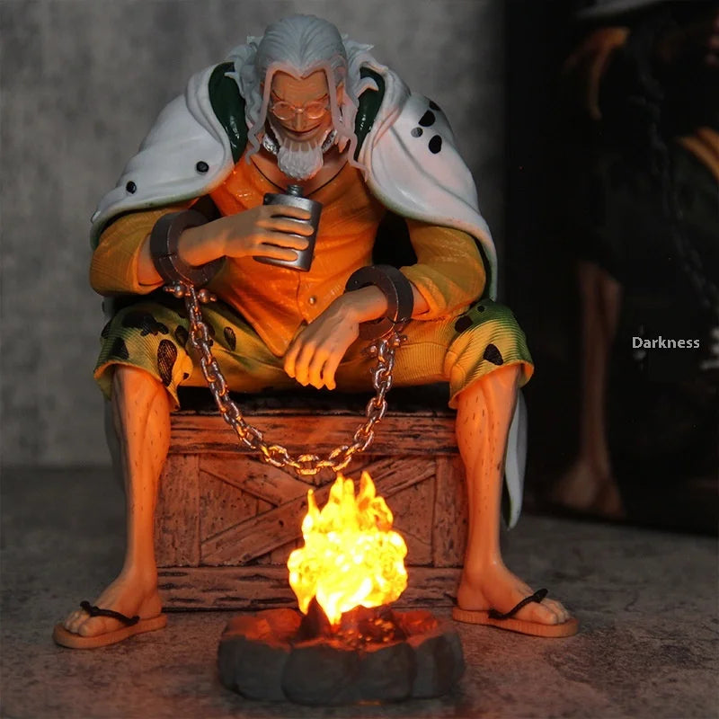 Anime One Piece Silvers Rayleigh Action Figures Pvc Model Statue Room Collection Decoration Ornament Toys Birthday Gifs