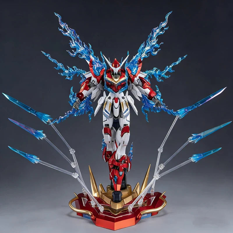 Naraka Bladepoint 1/15 Dragon Call Mecha Modellbausatz Montage Spielzeug Actionfigur mit Flammen-Effektteilen Spielmodell Spielzeug Gamer-Geschenk