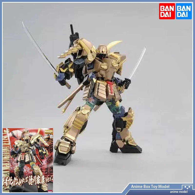 [In Stock] Bandai MG 1/100 MUSHA GUNDAM Tokugawa Ieyasu Ver. MK-II Assembly model Toys Action Figure Gifts Collectible