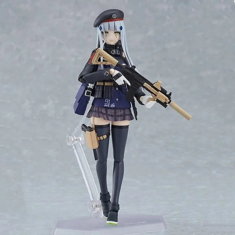 15cm Girls Frontline Hk416 Multiple Accessories Game Girl Figures Statue Models Boys Collectible Toys Ornament Doll Toys Gifts