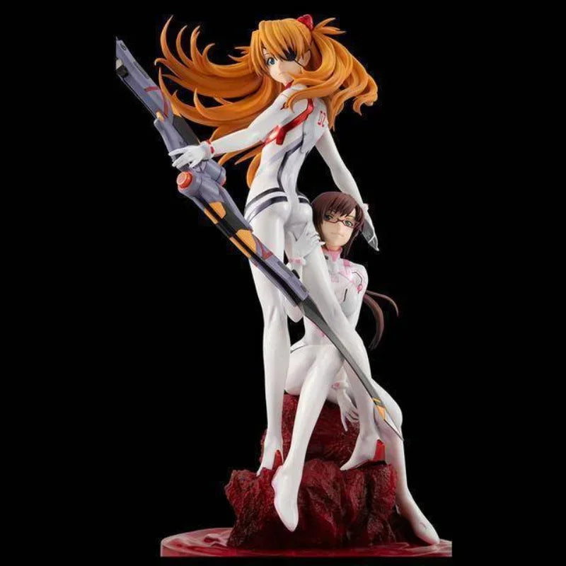 26cm Neon Genesis Evangelion Anime Figure Rebuild of Evangelion Asuka Langley Soryu Mari Makinami Illustrious Figure Gift Toys