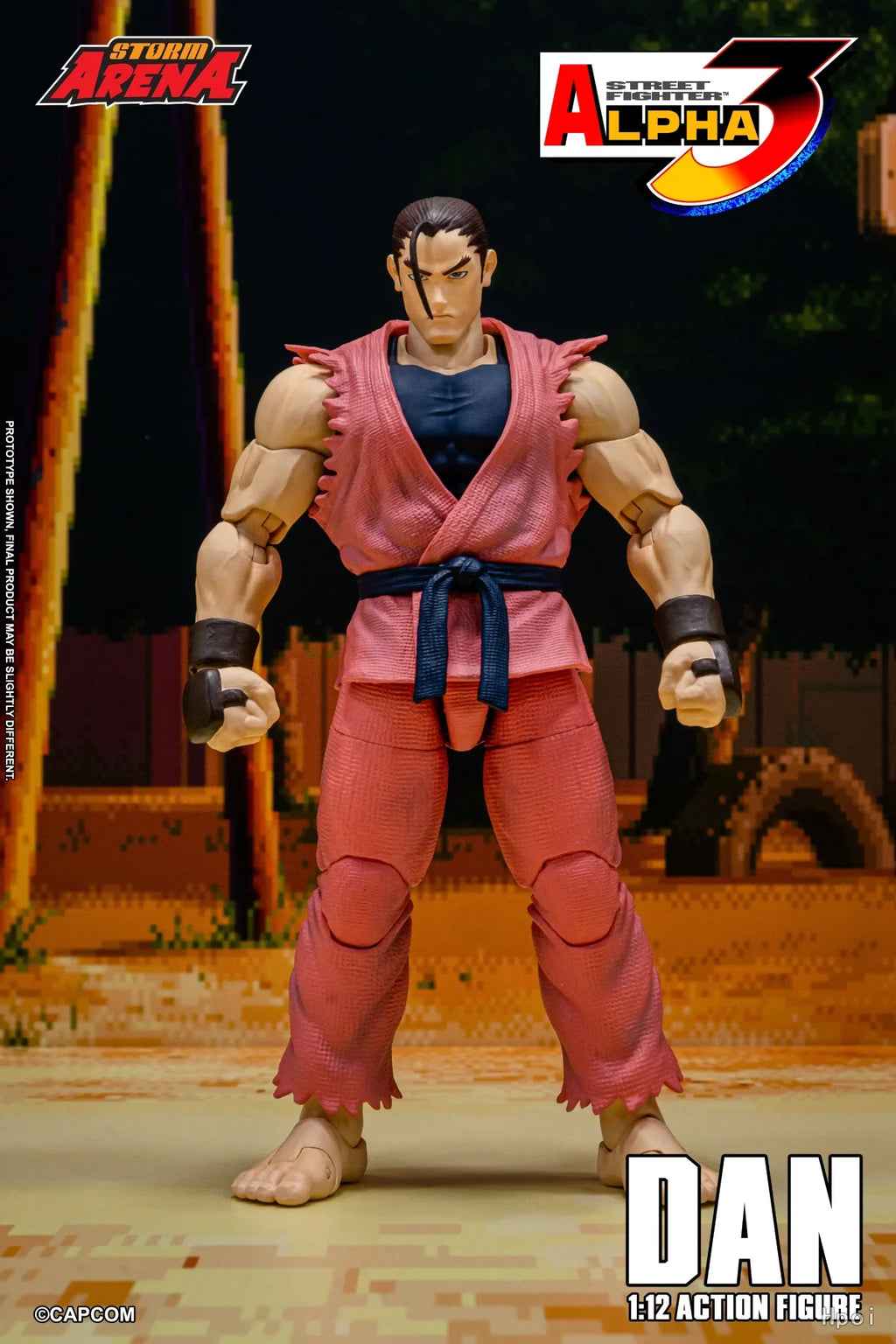 【Pre-sale】Original DAN - STREET FIGHTER ALPHA 3 "STORM ARENA" 1/12 SCALE Toy Model Collection