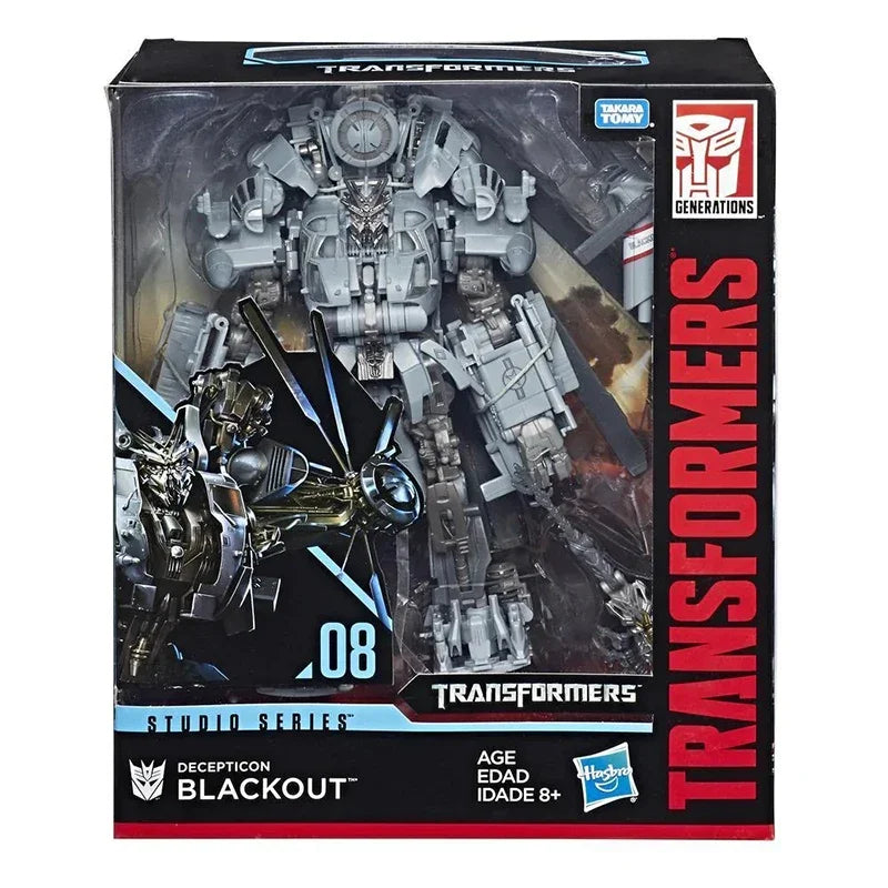 100% In Stock Original Hasbro SS08 Decepticon Blackout L Autobot Robot Model Anime Collection Toys Action Figures