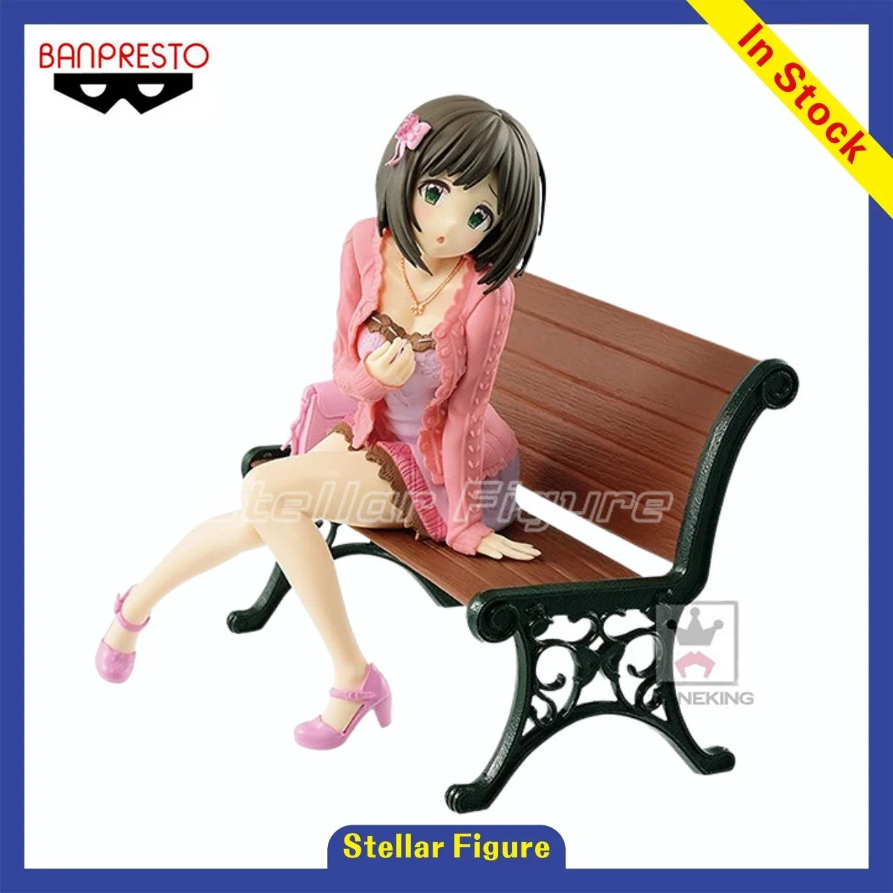 【SF】In Stock BANPRESTO EXQ THE IDOLM STER Cinderella Girls Maekawa Miku Toys Figures Collection Gifts