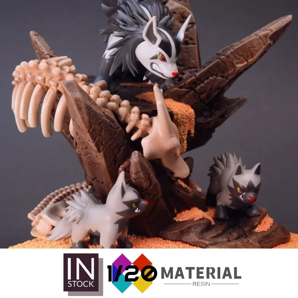 [In Stock]1/20 PVC Scale World [MINAMO] - Poochyena & Mightyena [Split RE-MENT]