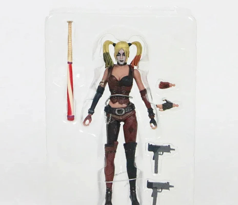 Movie Suicide Squad Harley Quinn Joint mobility Action Figure PVC Model Statue doll Toy Desk Decor Collection Gifts boxed