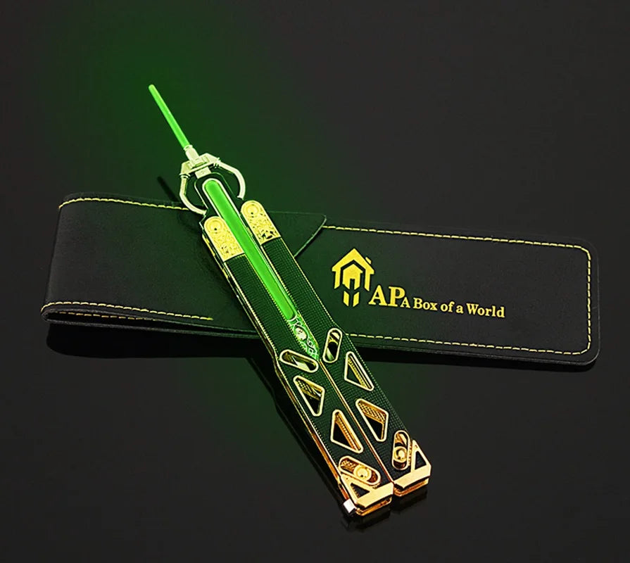 Apex The Hidden Blade Legends Crypto Heirloom Biwon Blade Weapon Keychain Game Anime Katana Swords Knife Boy Kid Decoration Gift