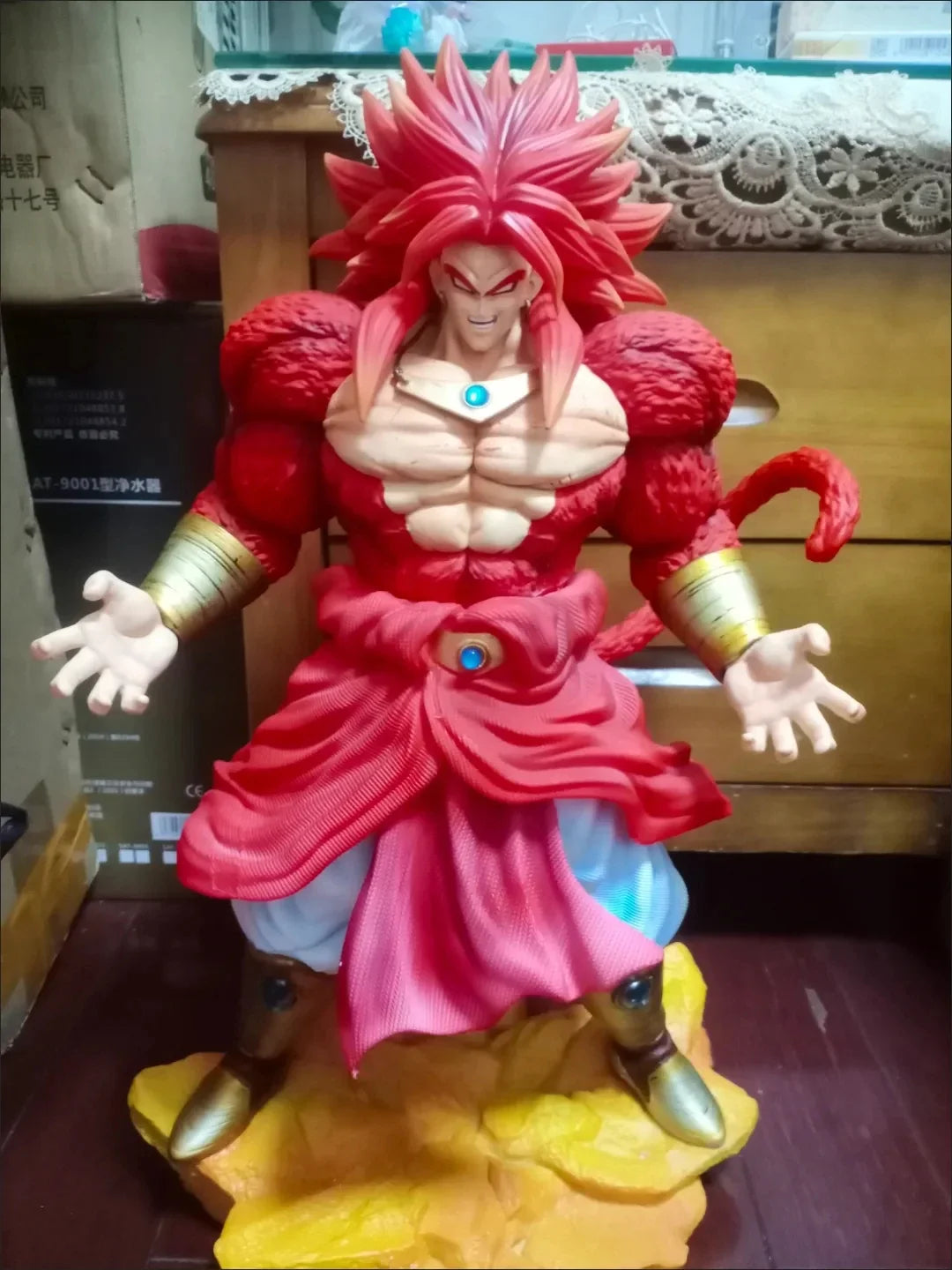 New 50cm Dx Dx Toys Dragon Ball Anime Figures Ssj4 Broli Figures Super Saiyan 4 Pvc Statue Collection Model Ornament Gifts Toys