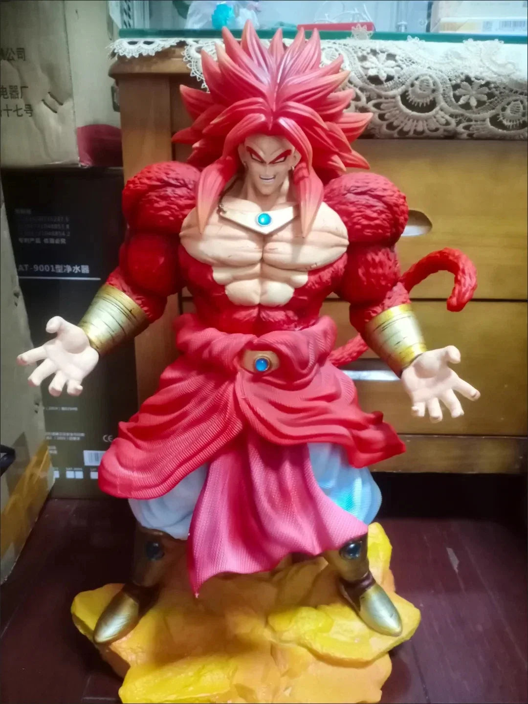 New 50cm Dx Dx Toys Dragon Ball Anime Figures Ssj4 Broli Figures Super Saiyan 4 Pvc Statue Collection Model Ornament Gifts Toys