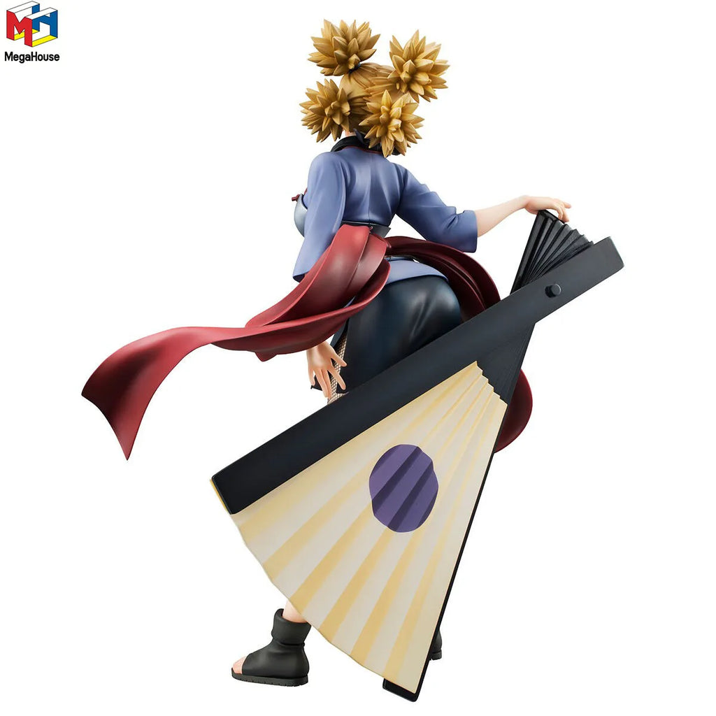 21cm Original MegaHouse GALS NARUTO Shippuden Temari Anime Figure Action Figure Model Decoration Collection Series Garage Kit