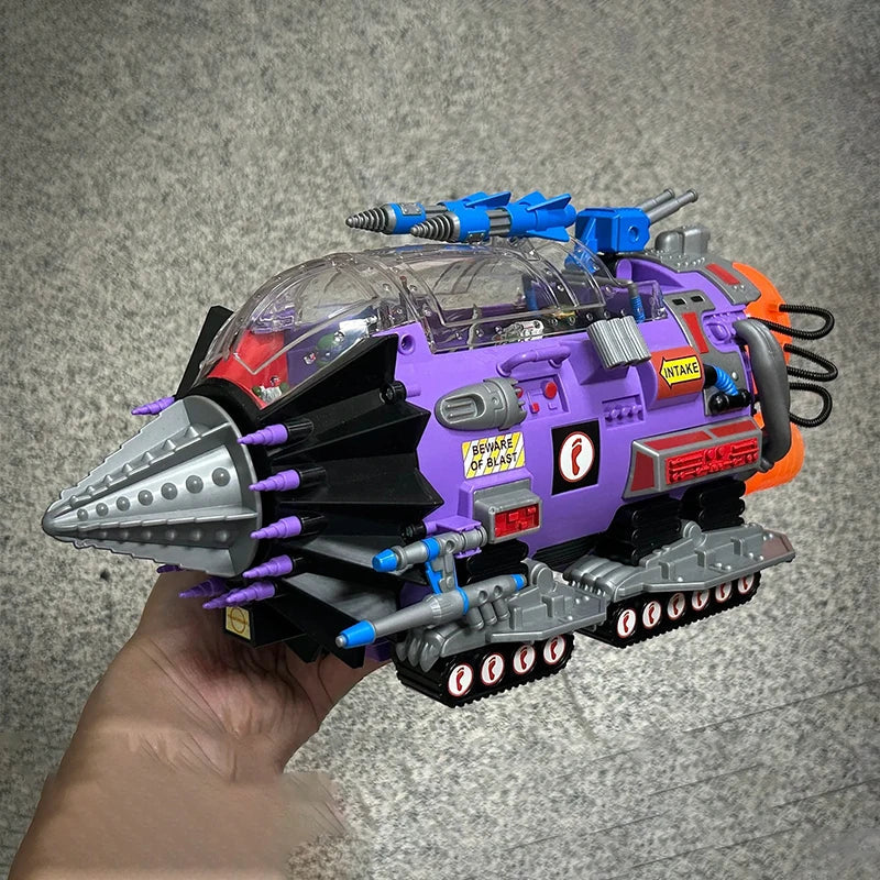 New Original Caixing 1990 Tmnt Ninja Turtles Anime Vehicle Variation Land Cruiser Transport Module Figures Model Toy Custom Gift