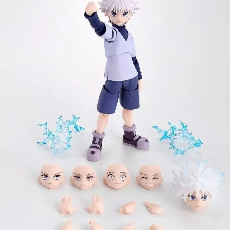 In Stock Bandai Shf Hunter X Hunter Gon Super Action Figure Finished Model Kit Anime Full Action Toy Gift For Kids