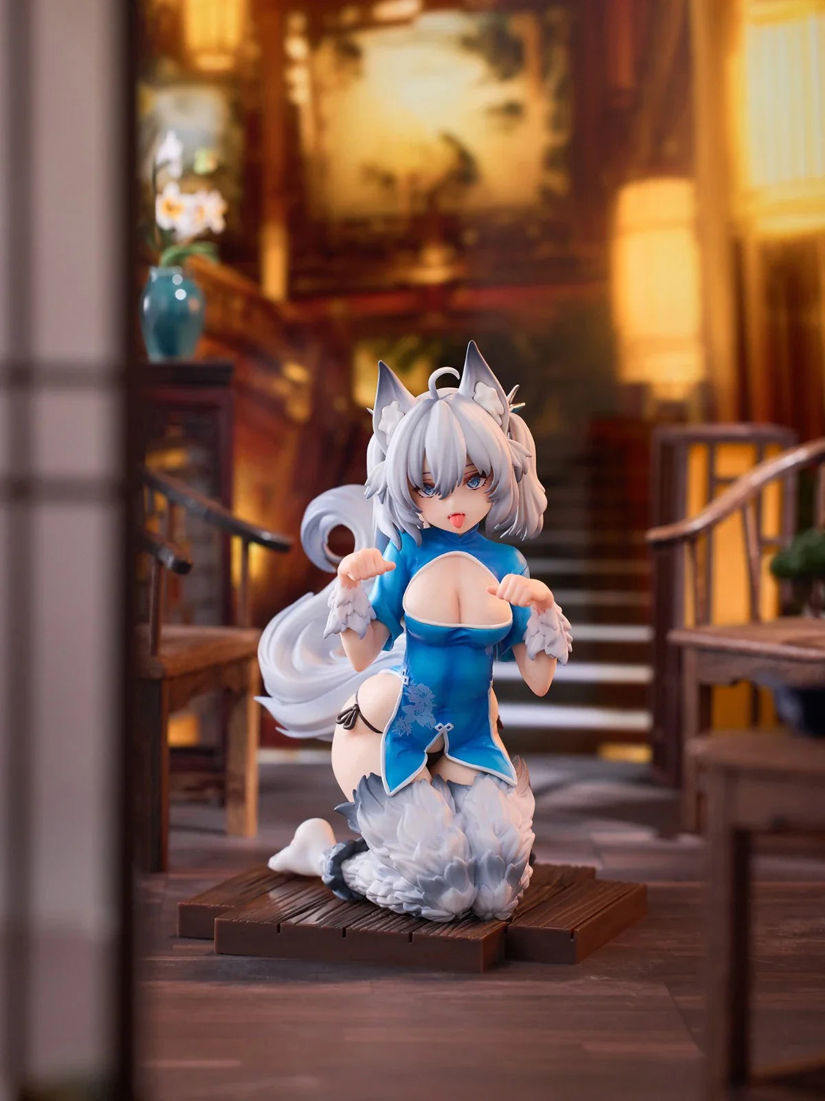 Original Genuine AniMester KADOKAWA Prepainted Kaifuku Jutsushi No Yarinaoshi Setsuna 1/7 H=155mm Anime Girl Model Figure Gift