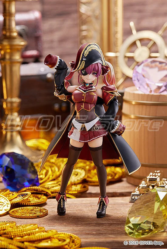 Original Max Factory Figma#577 Hololive Houshou Marine Anime Figure Model