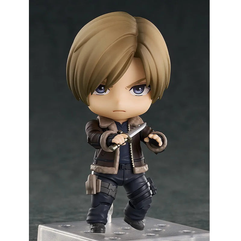 Leon Scott Kennedy Figure 10cm Q Version Cute PVC Action Figure Amine Birthday Gift Collectible Figurine Aixlan #2337