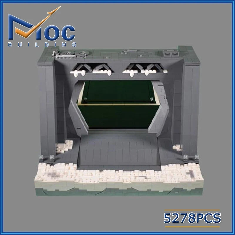 MOC Space Movie Series Imperial Medium Vehicle Base Model Building Blocks DIY Assemble Bricks Creative Toys Collection Gifts