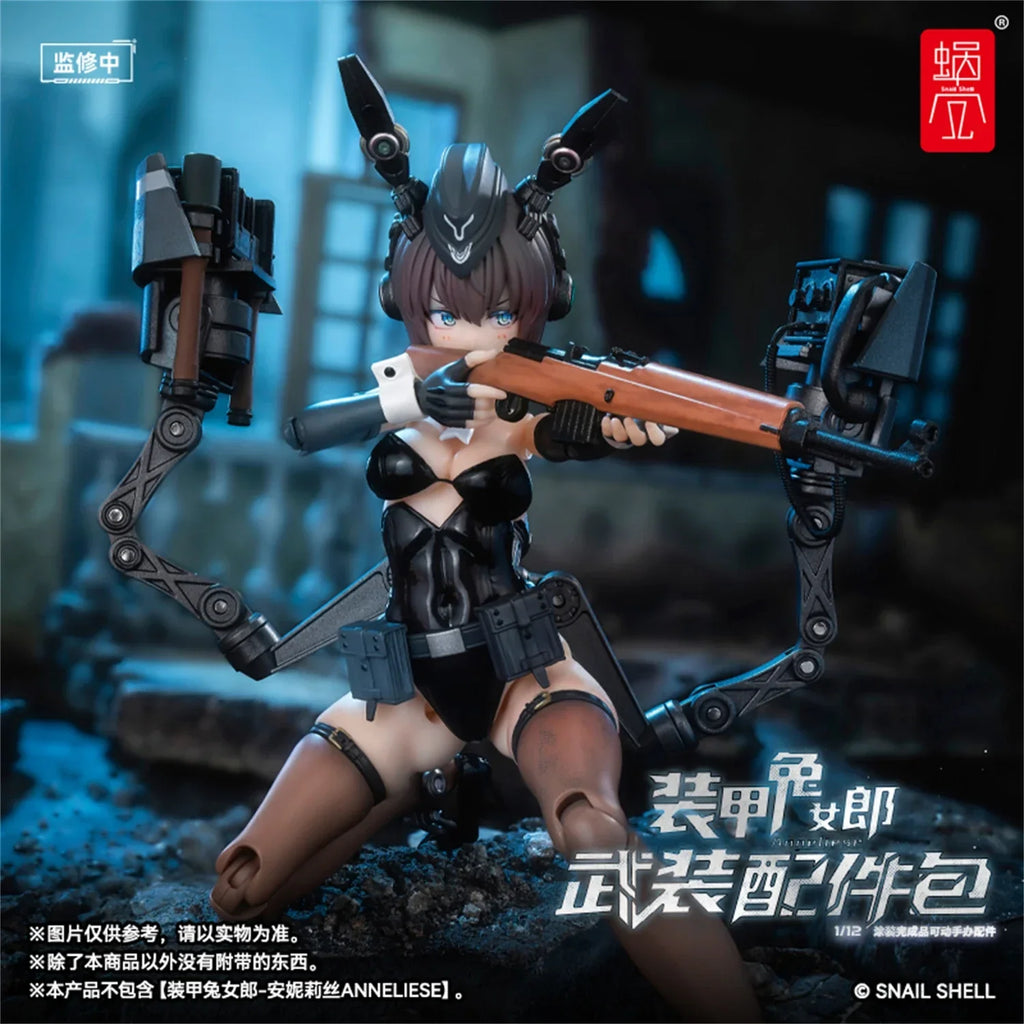 【IN STOCK】Original SNAIL SHELL RA-03 RA03 Anneliese 1/12 Mobile Suit Girl PVC Action Figure With Box