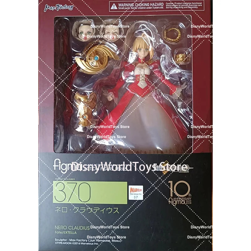 100% Original Figma 370 Fate EXTELLA Nero Claudius In Stock Anime Action Collection Figures Model Toys