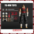 YG-mw Toys Wöchentliche Farbversion Vegito Figur Dragon Ball SHF Super Saiyajin Gott Vegito Anime Actionfiguren Geschenkspielzeug