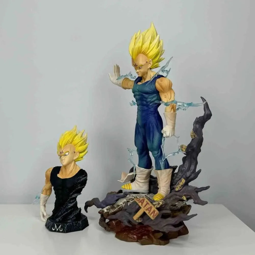 18.5cm/7.28in Anime Dragon Ball Z Figure Majin Vegeta Action Figures PVC Decoration Collection Model Toys Kids Christmas Gifts