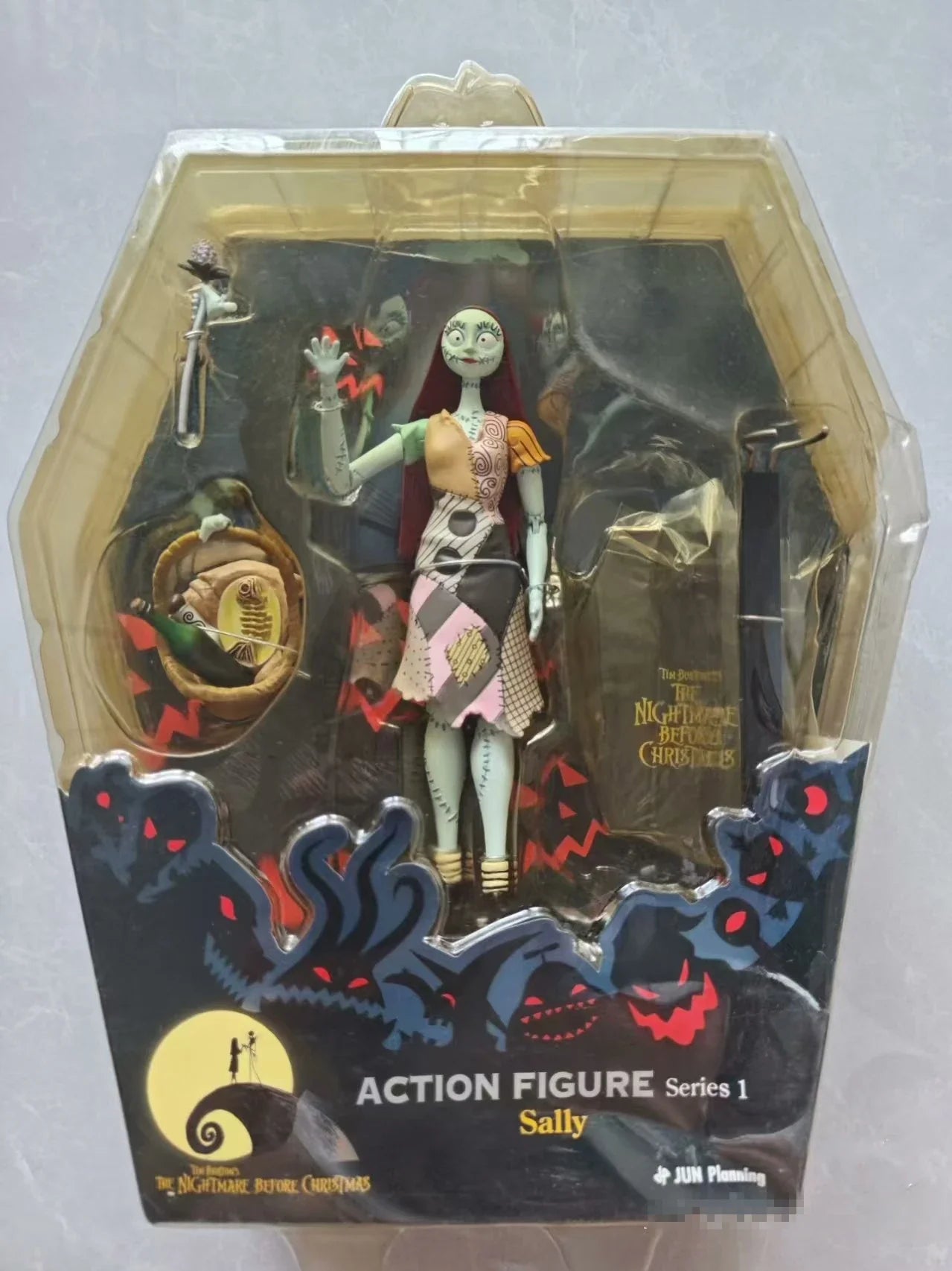 Disney Jun Planning Nightmare Before Christmas Sally Action figures Series 1 Halloween gift The packaging does not include a box