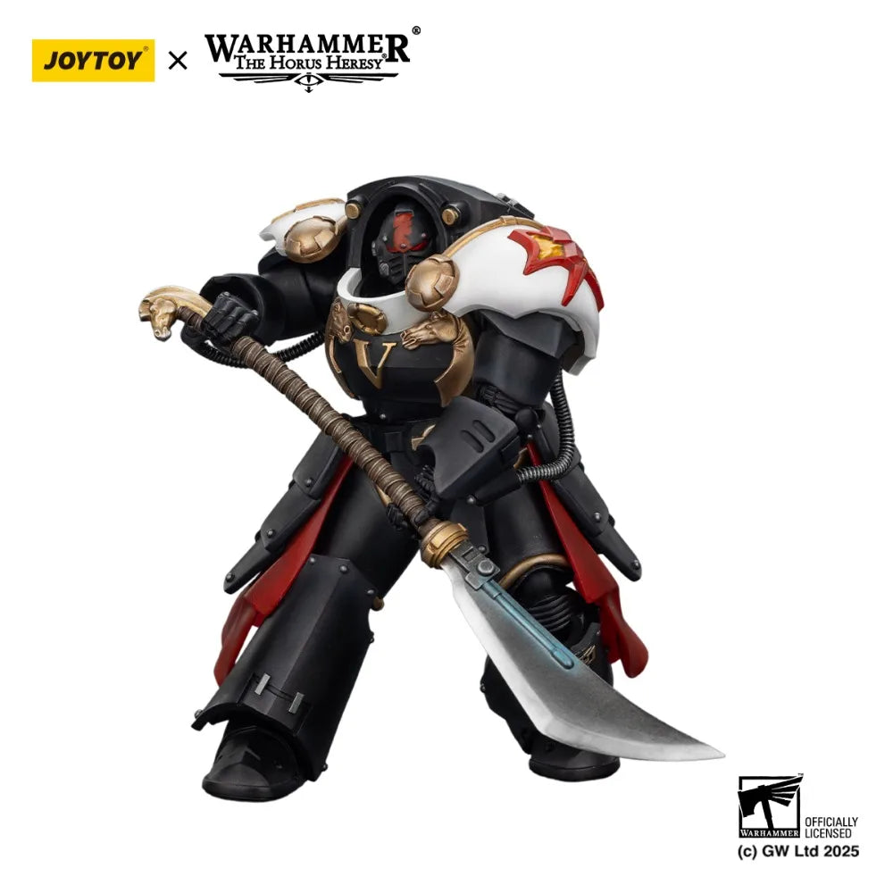 JOYTOY Warhammer 30K 1/18 Action Figure White Scars Legion Praetor White Scars Ebon Keshig Terminator Collectible Model Toys