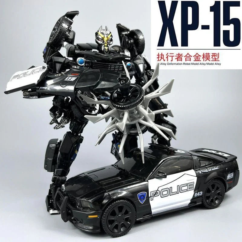 Transformierbares Spielzeug Prowl XP15 Barricade Roboter XP14 Optimus Commander XP10 Modell Hornet Warrior XP13 Deformations-Actionfigur