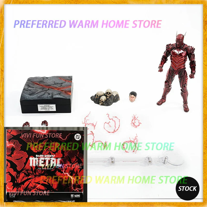 Auf Lager Original LPZZ THE RED DEATH Bewegliche Modellspielzeuge 1/12 Arkham Knight LIANGPINZHIZAO DARK NIGHTS METAL