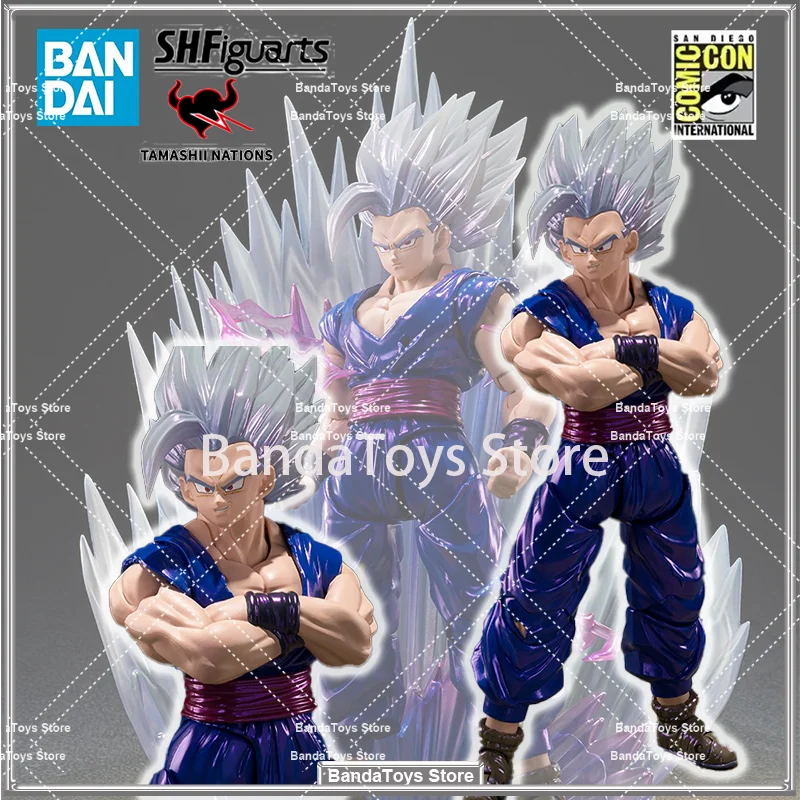 In Stock Original Bandai 2025 SDCC S.H.Figuarts SHF Son Gohan Beast Exclusive Edition Dragon Ball Z Anime Action Model Toys