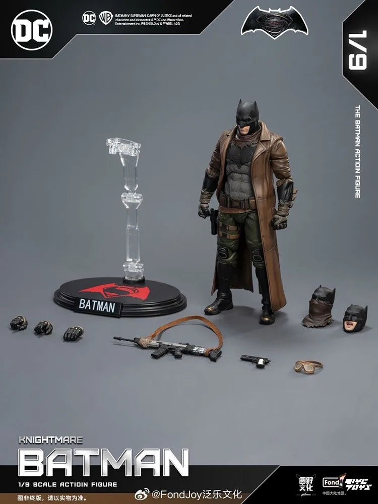 Justice League Knightmare Batman Action Figure Armored Batman Tactical Buit 1:9 The Batman Adult Collection Models Toys