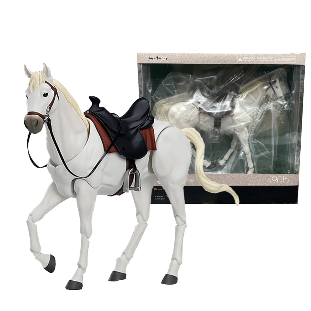 16cm Figma 490 Horse Movable Model Pvc Part For Action Figure Desktop Ornament Action Figure Collectible Toys Gifts