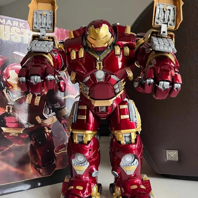 Fondjoy Toy Iron Man Action Figure - 1/7 Scale Mark Hulkooster Hulkbuster Armor Assembly Model Toy for Collectors And Xmas Gifts