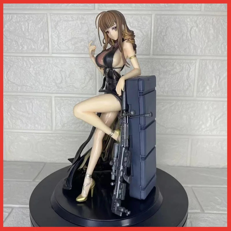 24cm Wonderful Works Girl Frontline Gd Dsr-50 Highest Bid Anime Beautiful Girl Statue Model Handmade Decorations