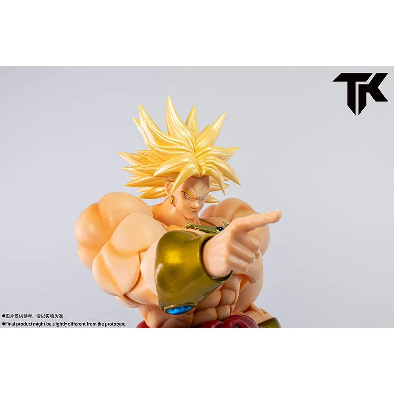 TK CUSTOM Dragon Ball Z SHF Super Saiyan SSJ For Demoniacal Fit Broli Head Accessories Anime Action Figures Model Gifts Toys