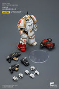 JOYTOY Warhammer 40K White Scar Legion MKIII MKVI taktischer Legionär und Motorrad 1/18 bewegliche Figur Soldat Sammlung Geschenk