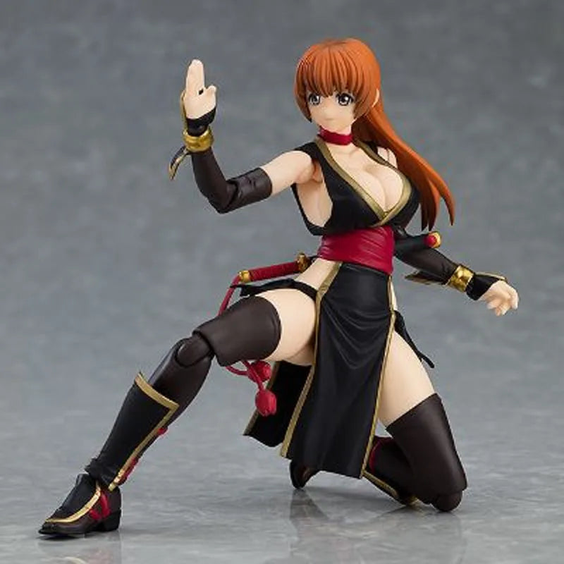 Max Factory Original Figma Kasumi C2 Black Ver. Anime Action Figures Toys for Boys Christmas Gift Collectible Model Ornaments