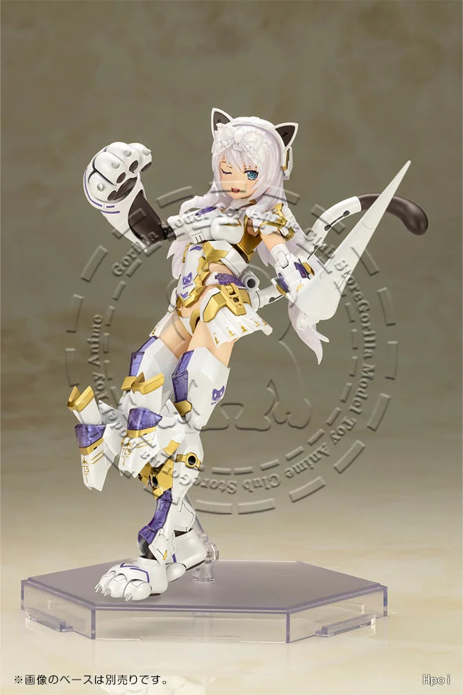 In Stock Original Genuine KOTOBUKIYA Frame Arms Girl Tuga I Nyan Nyan Armor 160mm Model Kit Action Figure Collectible Gift