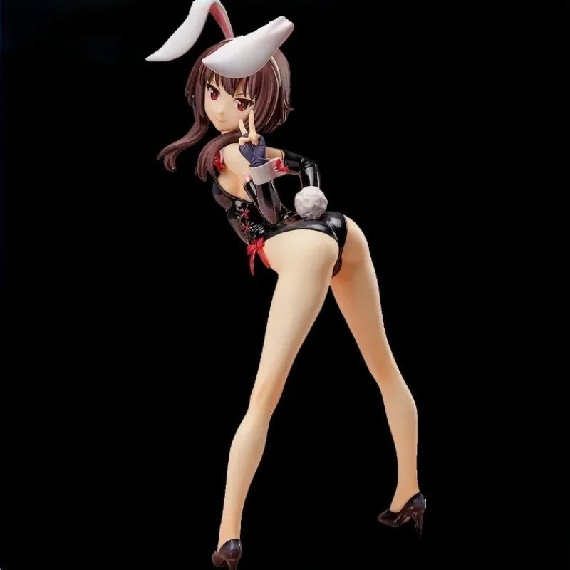 Konsuba God Blessing this wonderful world! Megumin Bunny Girl 1/4 PVC Action Figure Anime Figure Model Toys Figure Doll Gift
